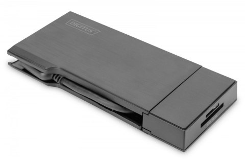 Stacja dokująca USB 3.0 Typ A, 7-portów, 4K 30Hz, HDMI, VGA, 2x USB 3.0, SD microSD, RJ45 Stacja dokująca USB 3.0 Typ A, 7-portów, 4K 30Hz, HDMI, VGA, 2x USB 3.0, SD microSD, RJ45