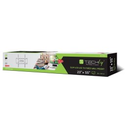 Uchwyt ścienny do TV 23-55cali LED/LCD 45kg slim 28mm biały