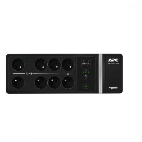 Zasilacz BE500G2-FR APC Back-UPS 500VA 8 French outlets Zasilacz BE500G2-FR APC Back-UPS 500VA 8 French outlets