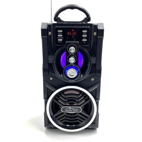 Głośnik PARTYBOX BT MT3150 Karaoke/Bluetooth 5.0/FM/MP3/USB/AUX/LED/USB-C/RMS 18W/PMPO 800W. Głośnik PARTYBOX BT MT3150 Karaoke/Bluetooth 5.0/FM/MP3/USB/AUX/LED/USB-C/RMS 18W/PMPO 800W.