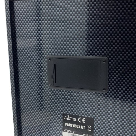 Głośnik PARTYBOX BT MT3150 Karaoke/Bluetooth 5.0/FM/MP3/USB/AUX/LED/USB-C/RMS 18W/PMPO 800W. Głośnik PARTYBOX BT MT3150 Karaoke/Bluetooth 5.0/FM/MP3/USB/AUX/LED/USB-C/RMS 18W/PMPO 800W.