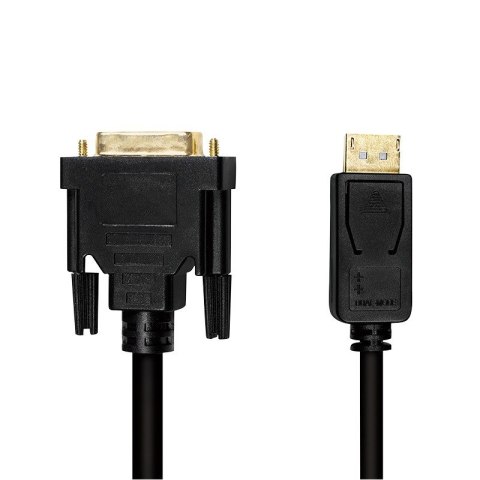 Kabel DisplayPort 1.2 do DVI 2m Czarny Kabel DisplayPort 1.2 do DVI 2m Czarny