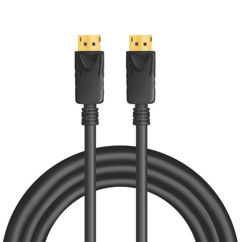 Kabel DisplayPort 8K 60Hz,4K/120Hz 5m Czarny Kabel DisplayPort 8K 60Hz,4K/120Hz 5m Czarny