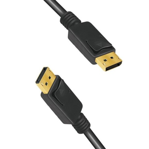 Kabel DisplayPort 8K 60Hz,4K/120Hz 5m Czarny Kabel DisplayPort 8K 60Hz,4K/120Hz 5m Czarny