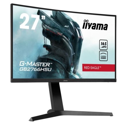 Monitor 27 cali GB2766HSU-B1 VA,165HZ,1500R,1MS,DP,HDMIx2,USB,FreeSyn Monitor 27 cali GB2766HSU-B1 VA,165HZ,1500R,1MS,DP,HDMIx2,USB,FreeSyn