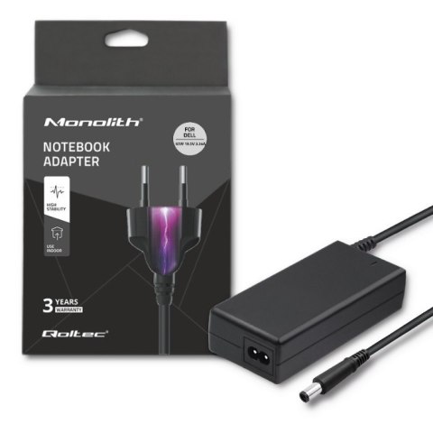 Zasilacz do Dell 65W | 19.5V | 3.34A | 7.4*5.0+pin Zasilacz do Dell 65W | 19.5V | 3.34A | 7.4*5.0+pin