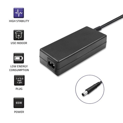 Zasilacz do Dell 65W | 19.5V | 3.34A | 7.4*5.0+pin Zasilacz do Dell 65W | 19.5V | 3.34A | 7.4*5.0+pin