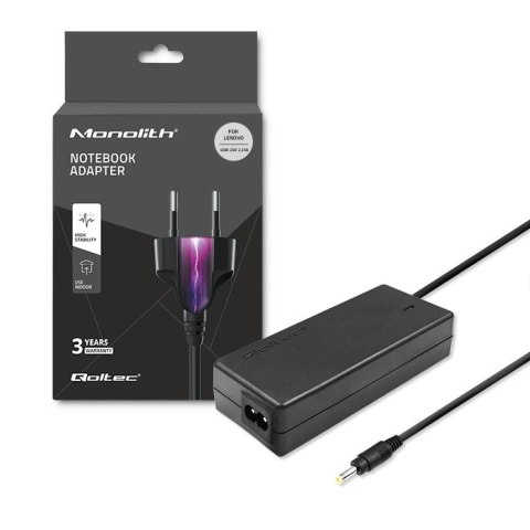 Zasilacz do Lenovo 45W | 20V | 2.25A | 4.0*1.7 | +kabel zasilający Zasilacz do Lenovo 45W | 20V | 2.25A | 4.0*1.7 | +kabel zasilający