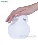 Lampka silikonowa nocna MM013 Sówka z pilotem