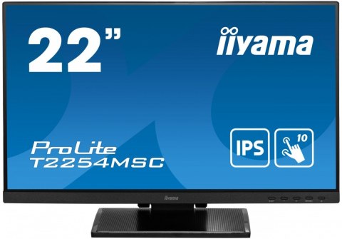 Monitor 21.5 cala T2254MSC-B1AG pojemnościowa 10 punktów, IPS, powłoka AG Monitor 21.5 cala T2254MSC-B1AG pojemnościowa 10 punktów, IPS, powłoka AG