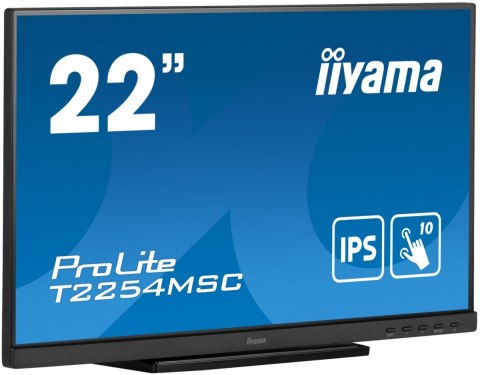 Monitor 21.5 cala T2254MSC-B1AG pojemnościowa 10 punktów, IPS, powłoka AG Monitor 21.5 cala T2254MSC-B1AG pojemnościowa 10 punktów, IPS, powłoka AG