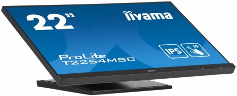Monitor 21.5 cala T2254MSC-B1AG pojemnościowa 10 punktów, IPS, powłoka AG Monitor 21.5 cala T2254MSC-B1AG pojemnościowa 10 punktów, IPS, powłoka AG