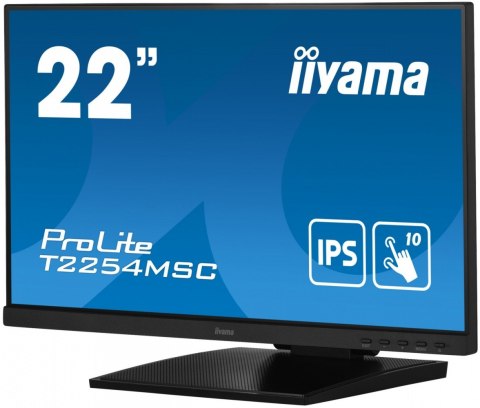 Monitor 21.5 cala T2254MSC-B1AG pojemnościowa 10 punktów, IPS, powłoka AG Monitor 21.5 cala T2254MSC-B1AG pojemnościowa 10 punktów, IPS, powłoka AG