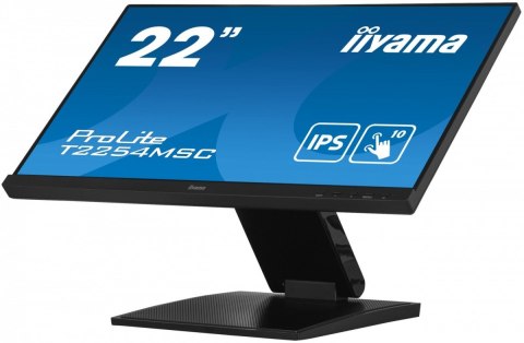 Monitor 21.5 cala T2254MSC-B1AG pojemnościowa 10 punktów, IPS, powłoka AG Monitor 21.5 cala T2254MSC-B1AG pojemnościowa 10 punktów, IPS, powłoka AG