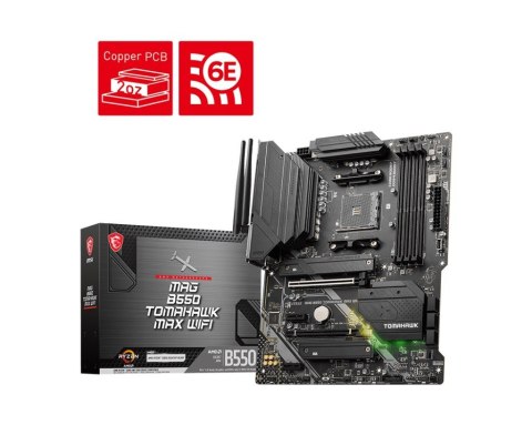 Płyta główna MAG B550 TOMAHAWK MAX WIFI AM4 4DDR4 HDMI/DP 2M.2 ATX Płyta główna MAG B550 TOMAHAWK MAX WIFI AM4 4DDR4 HDMI/DP 2M.2 ATX