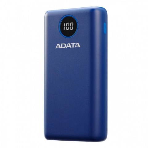 Powerbank P20000QCD 20000mAh Niebieski QC/PD Powerbank P20000QCD 20000mAh Niebieski QC/PD