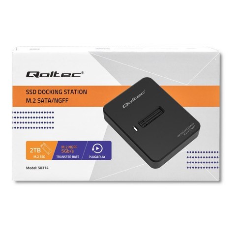 Stacja dokująca dysków SSD M.2 SATA | NGFF | USB 3.1 Stacja dokująca dysków SSD M.2 SATA | NGFF | USB 3.1