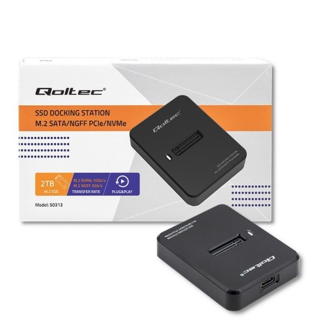 Stacja dokująca dysków SSD M.2 SATA / PCIe | NGFF / NVMe | USB 3.1 Stacja dokująca dysków SSD M.2 SATA / PCIe | NGFF / NVMe | USB 3.1