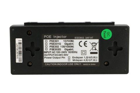 Zasilacz PoE POE-48-48W 48V, 1A, 48W Zasilacz PoE POE-48-48W 48V, 1A, 48W