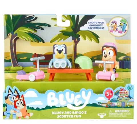 Bluey Zestaw Jazda na hulajnodze Bluey Zestaw Jazda na hulajnodze
