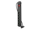 Listwa zasilająca 5.0m 5x230 cz SP1-05E-0500-BK