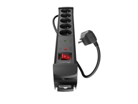 Listwa zasilająca 5.0m 5x230 cz SP1-05E-0500-BK Listwa zasilająca 5.0m 5x230 cz SP1-05E-0500-BK