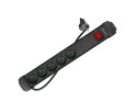 Listwa zasilająca 5.0m 5x230 cz SP1-05E-0500-BK