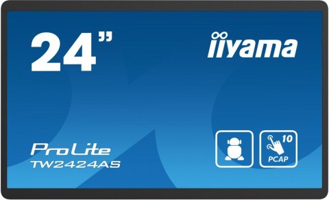 Monitor 23.8 cala TW2424AS-B1 POJ.10PKT.24/7,ANDROID 12 z GMS,3H Monitor 23.8 cala TW2424AS-B1 POJ.10PKT.24/7,ANDROID 12 z GMS,3H