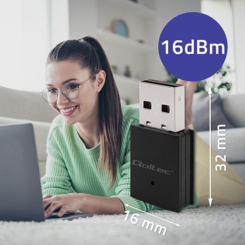 Adapter bezprzewodowy Ultra szybki mini WiFi Standard AC | BT 4.0USB | 600Mbps Adapter bezprzewodowy Ultra szybki mini WiFi Standard AC | BT 4.0USB | 600Mbps
