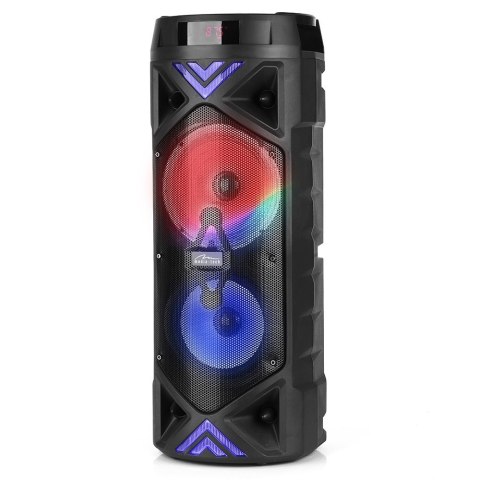 Głośnik FUNBOX KEG PRO MT3182 Karaoke/Bluetooth 5.0+EDR/FM/MP3?MicroSD/USB/Equalizer/AUX/Jack 6.3/Pilot/LED/RMS 50W/PMPO 1400W Głośnik FUNBOX KEG PRO MT3182 Karaoke/Bluetooth 5.0+EDR/FM/MP3?MicroSD/USB/Equalizer/AUX/Jack 6.3/Pilot/LED/RMS 50W/PMPO 1400W