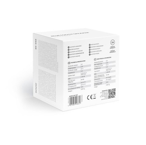 Głośnik bezprzewodowy Bluetooth 5W, BS-042, Niebieski Głośnik bezprzewodowy Bluetooth 5W, BS-042, Niebieski