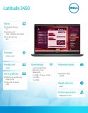 Laptop Latitude 3450 Win11Pro i5-1345U/16GB/512GB SSD Gen4/14.0 FHD/Integrated/FgrPr/FHD/IR Cam/Mic/WLAN + BT/Backlit Kb/3 Cell/