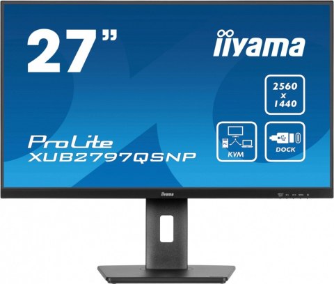 Monitor 27 cali XUB2797QSNP-B1,IPS,QHD,USB-c Dock,KVM,HDMI /5y/ Monitor 27 cali XUB2797QSNP-B1,IPS,QHD,USB-c Dock,KVM,HDMI /5y/