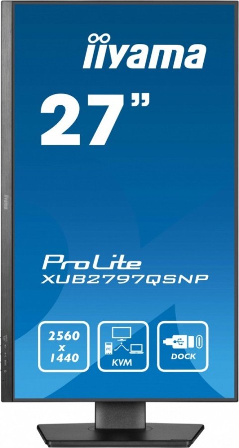 Monitor 27 cali XUB2797QSNP-B1,IPS,QHD,USB-c Dock,KVM,HDMI /5y/ Monitor 27 cali XUB2797QSNP-B1,IPS,QHD,USB-c Dock,KVM,HDMI /5y/