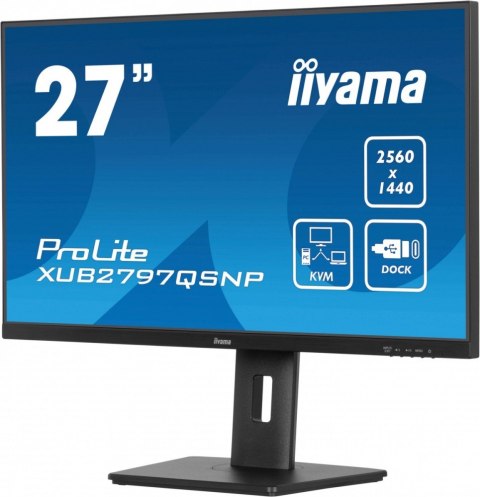 Monitor 27 cali XUB2797QSNP-B1,IPS,QHD,USB-c Dock,KVM,HDMI /5y/ Monitor 27 cali XUB2797QSNP-B1,IPS,QHD,USB-c Dock,KVM,HDMI /5y/
