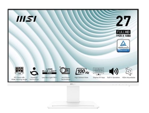 Monitor PRO MP273AW 27 cali LED/FHD/Flat/100Hz/White Monitor PRO MP273AW 27 cali LED/FHD/Flat/100Hz/White