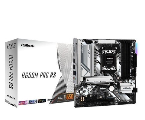 Płyta główna B650M PRO RS AM5 4DDR5 HDMI/DP mATX Płyta główna B650M PRO RS AM5 4DDR5 HDMI/DP mATX
