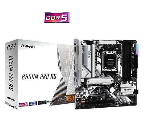 Płyta główna B650M PRO RS AM5 4DDR5 HDMI/DP mATX Płyta główna B650M PRO RS AM5 4DDR5 HDMI/DP mATX