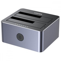 Stacja klonująca dyski 2,5/3,5 USB 5 Gbps; Y-3026GY01-EU