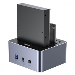 Stacja klonująca dyski 2,5/3,5 USB 5 Gbps; Y-3026GY01-EU