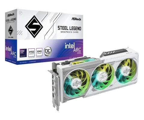 Karta graficzna B580 STEEL LEGEND 12GB OC GDDR6 192bit 3DP/HDMI Karta graficzna B580 STEEL LEGEND 12GB OC GDDR6 192bit 3DP/HDMI