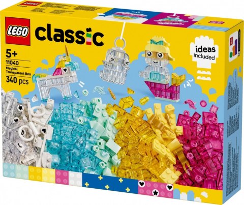 Klocki Classic 11040 Magiczny zestaw z przezroczystymi klockami Klocki Classic 11040 Magiczny zestaw z przezroczystymi klockami