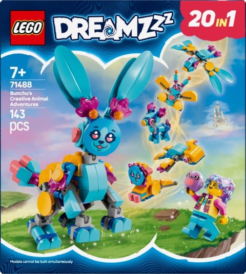 Klocki DREAMZzz 71488 Kreatywne zwierzęce przygody Bunchu Klocki DREAMZzz 71488 Kreatywne zwierzęce przygody Bunchu