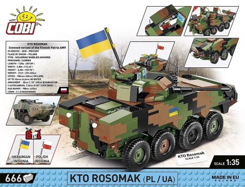 Klocki KTO Rosomak 666 klocków Klocki KTO Rosomak 666 klocków