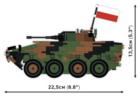 Klocki KTO Rosomak 666 klocków Klocki KTO Rosomak 666 klocków