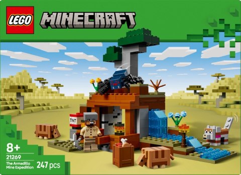Klocki Minecraft 21269 Wyprawa do pancernikowej kopalni Klocki Minecraft 21269 Wyprawa do pancernikowej kopalni