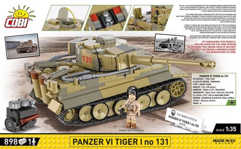 Klocki Panzer VI Tiger I no 131 Klocki Panzer VI Tiger I no 131