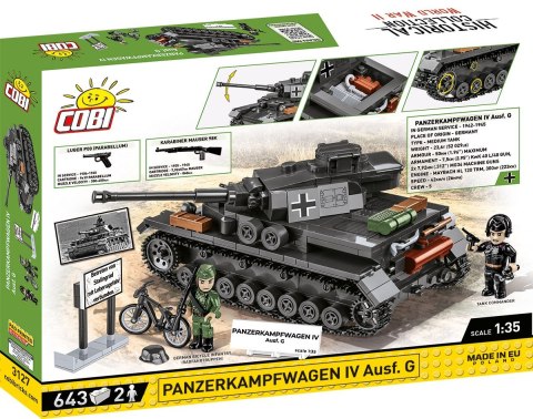 Klocki Panzerkampfwagen IV Ausf. G 643 klocków Klocki Panzerkampfwagen IV Ausf. G 643 klocków