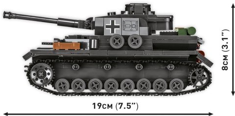 Klocki Panzerkampfwagen IV Ausf. G 643 klocków Klocki Panzerkampfwagen IV Ausf. G 643 klocków