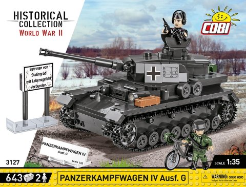 Klocki Panzerkampfwagen IV Ausf. G 643 klocków Klocki Panzerkampfwagen IV Ausf. G 643 klocków